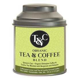 Queens Cup Organic Tea & Coffee Blend - Tin