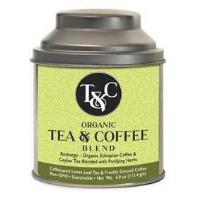 Recharge Organic Tea & Coffee Blend - Tin