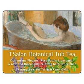 TSalon Botanical Tub Tea With Osmanthus Flowers, Rose Petals & Lavender