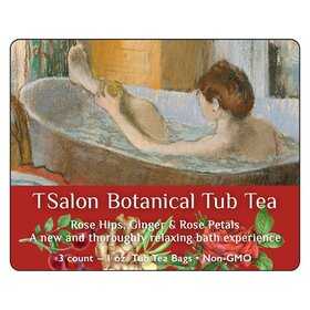 TSalon Botanical Tub Tea With Rose Hips, Rose Petals, And Ginger