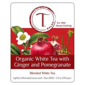 Organic White Tea With Ginger And Pomegranate