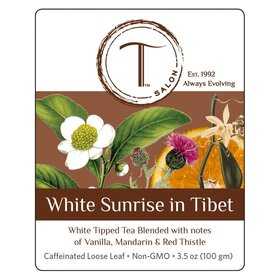 White Sunrise In Tibet