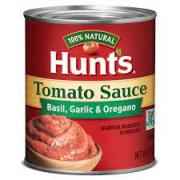 TOMATO SAUCE IN CAN HUNTS