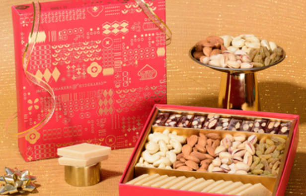 Valentines Special Dry Fruit Mithai Combo Medium