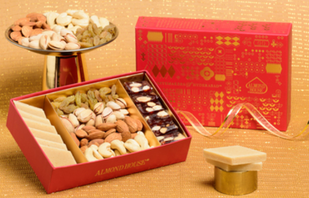 Valentines Special Dry Fruit Mithai Combo Small